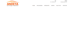 Desktop Screenshot of andeta.com